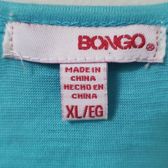 Y2K BONGO Top Juniors XL Sizzler Sol Flyaway Sequin Racerback Tank Deadstock NWT - Picture 2 of 8